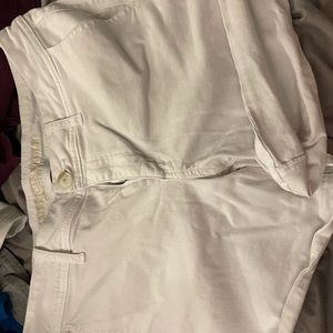 Flattering white shorts